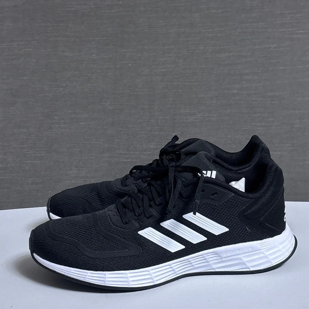 Adidas Running Shoes 6 Black White Duramo 10 K Sneakers Classic Athletic